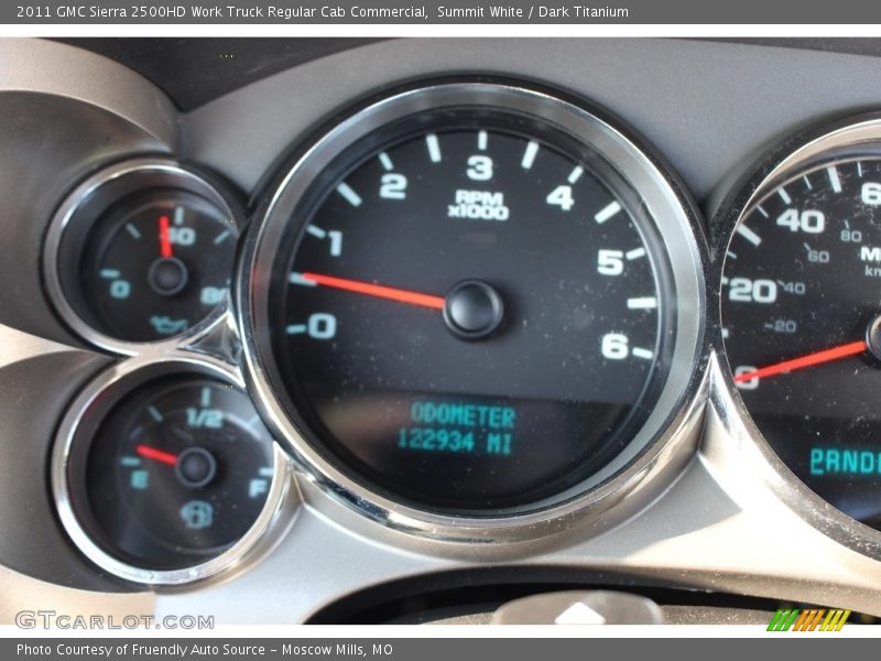 Summit White / Dark Titanium 2011 GMC Sierra 2500HD Work Truck Regular Cab Commercial