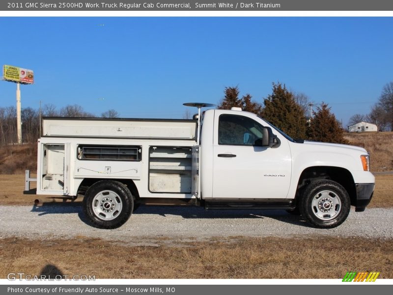 Summit White / Dark Titanium 2011 GMC Sierra 2500HD Work Truck Regular Cab Commercial