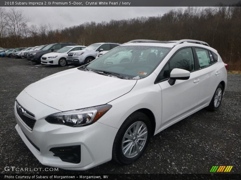 Crystal White Pearl / Ivory 2018 Subaru Impreza 2.0i Premium 5-Door