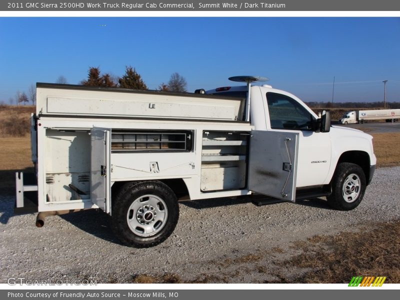 Summit White / Dark Titanium 2011 GMC Sierra 2500HD Work Truck Regular Cab Commercial