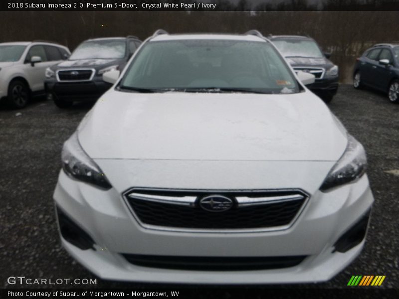 Crystal White Pearl / Ivory 2018 Subaru Impreza 2.0i Premium 5-Door