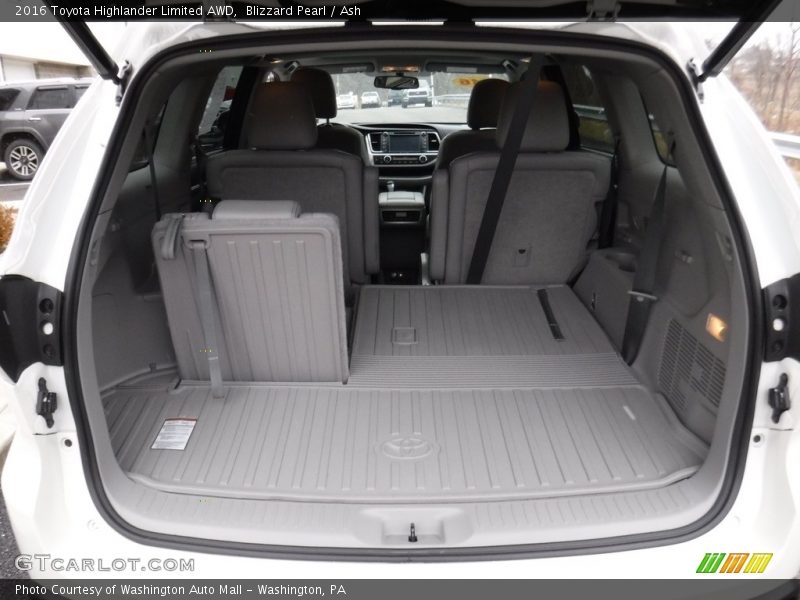 Blizzard Pearl / Ash 2016 Toyota Highlander Limited AWD