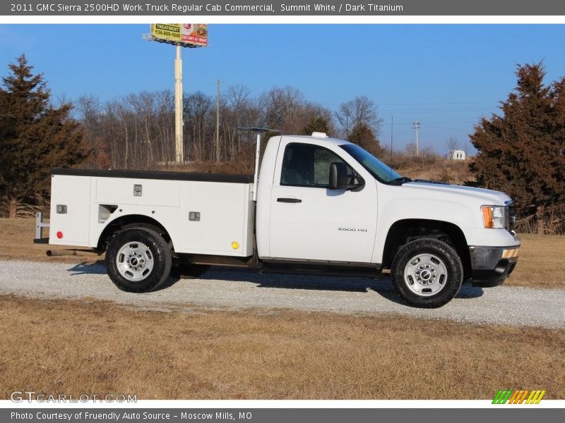 Summit White / Dark Titanium 2011 GMC Sierra 2500HD Work Truck Regular Cab Commercial