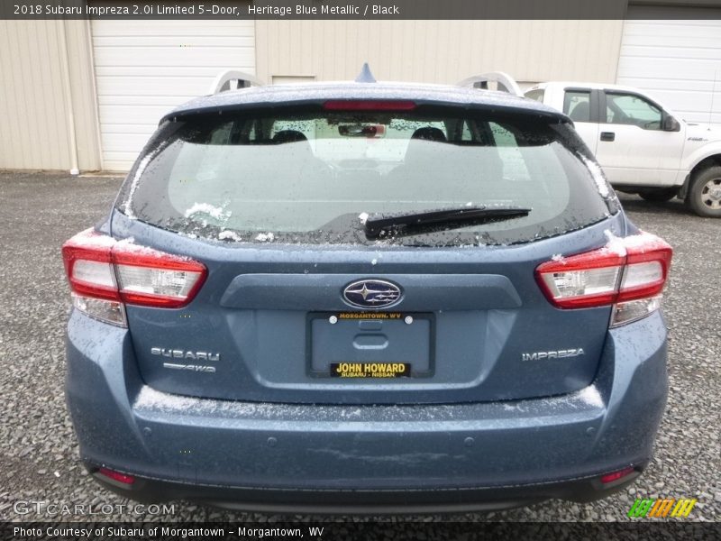 Heritage Blue Metallic / Black 2018 Subaru Impreza 2.0i Limited 5-Door