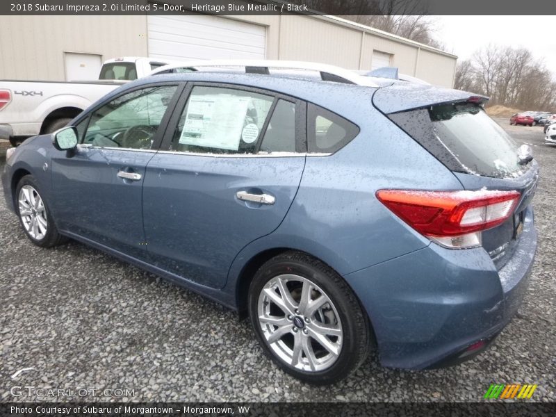 Heritage Blue Metallic / Black 2018 Subaru Impreza 2.0i Limited 5-Door