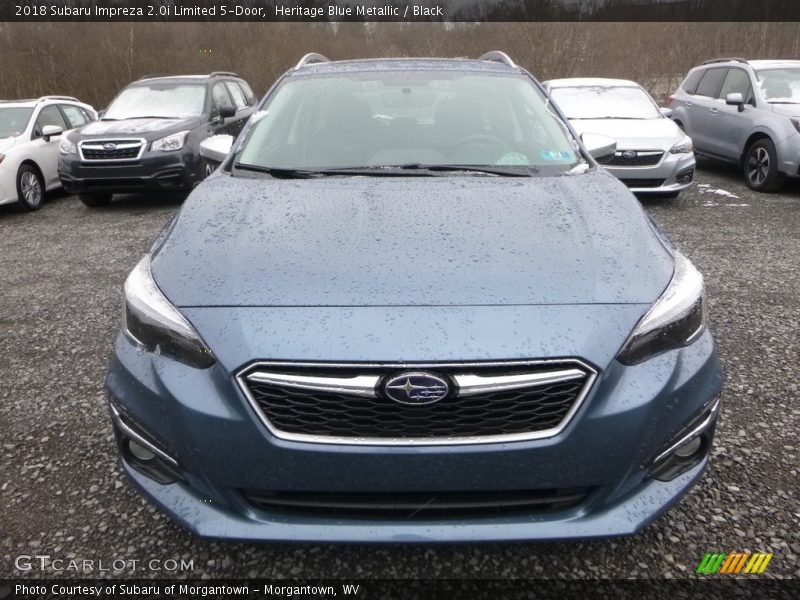 Heritage Blue Metallic / Black 2018 Subaru Impreza 2.0i Limited 5-Door