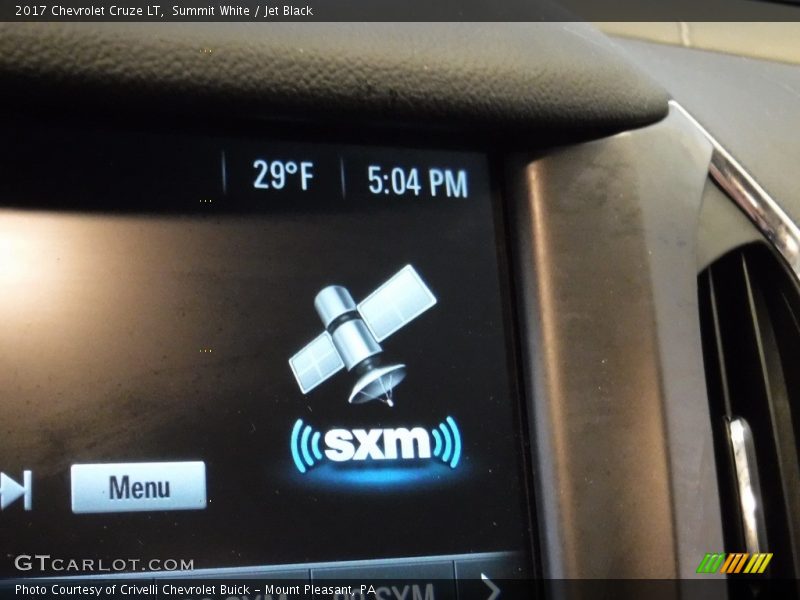 Summit White / Jet Black 2017 Chevrolet Cruze LT