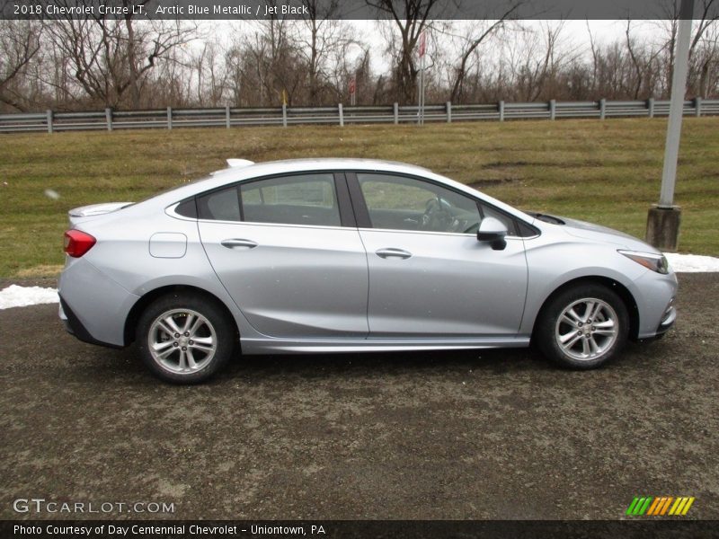 Arctic Blue Metallic / Jet Black 2018 Chevrolet Cruze LT