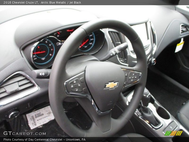 Arctic Blue Metallic / Jet Black 2018 Chevrolet Cruze LT