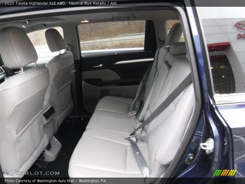 Nautical Blue Metallic / Ash 2015 Toyota Highlander XLE AWD