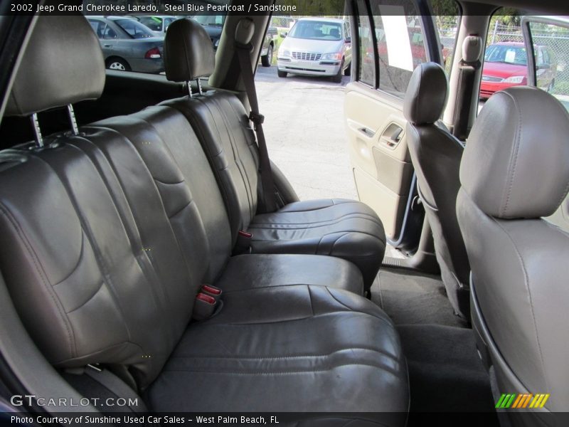 Steel Blue Pearlcoat / Sandstone 2002 Jeep Grand Cherokee Laredo