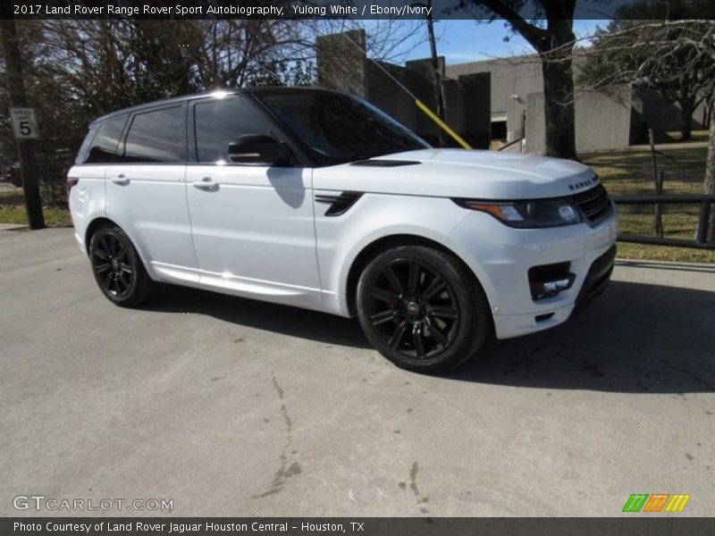 Yulong White / Ebony/Ivory 2017 Land Rover Range Rover Sport Autobiography