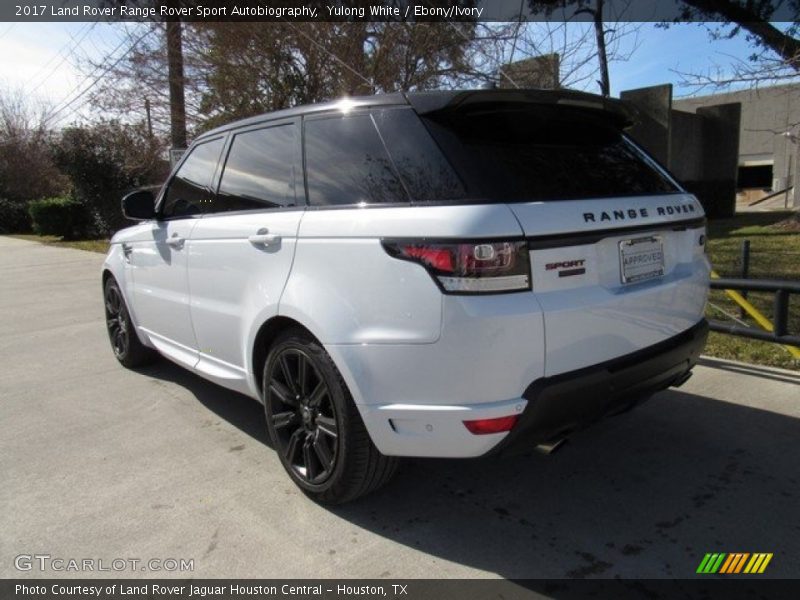 Yulong White / Ebony/Ivory 2017 Land Rover Range Rover Sport Autobiography