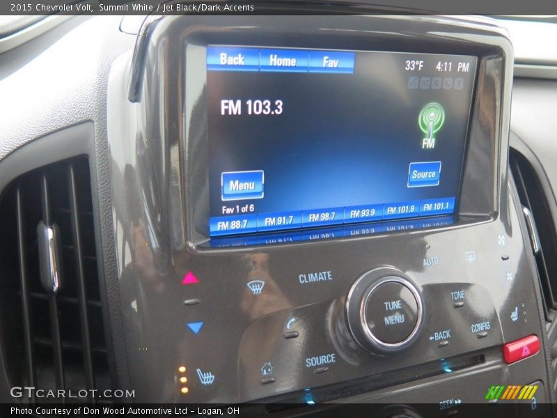 Summit White / Jet Black/Dark Accents 2015 Chevrolet Volt