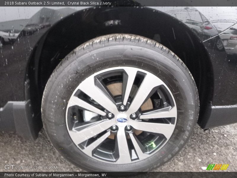 Crystal Black Silica / Ivory 2018 Subaru Outback 2.5i Limited
