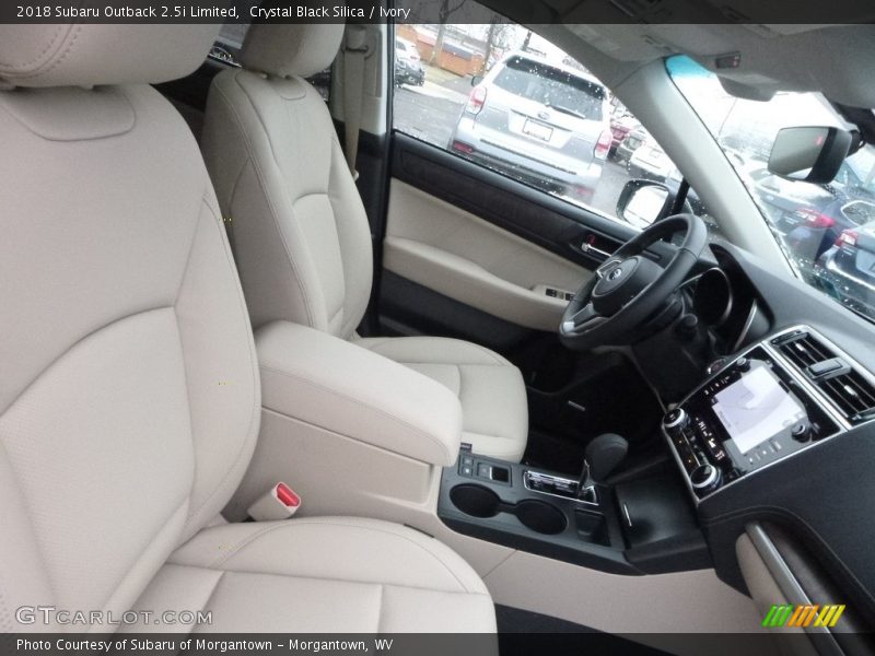 Crystal Black Silica / Ivory 2018 Subaru Outback 2.5i Limited