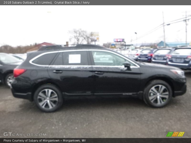 Crystal Black Silica / Ivory 2018 Subaru Outback 2.5i Limited