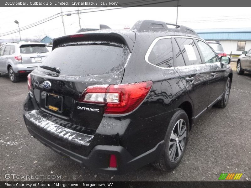 Crystal Black Silica / Ivory 2018 Subaru Outback 2.5i Limited