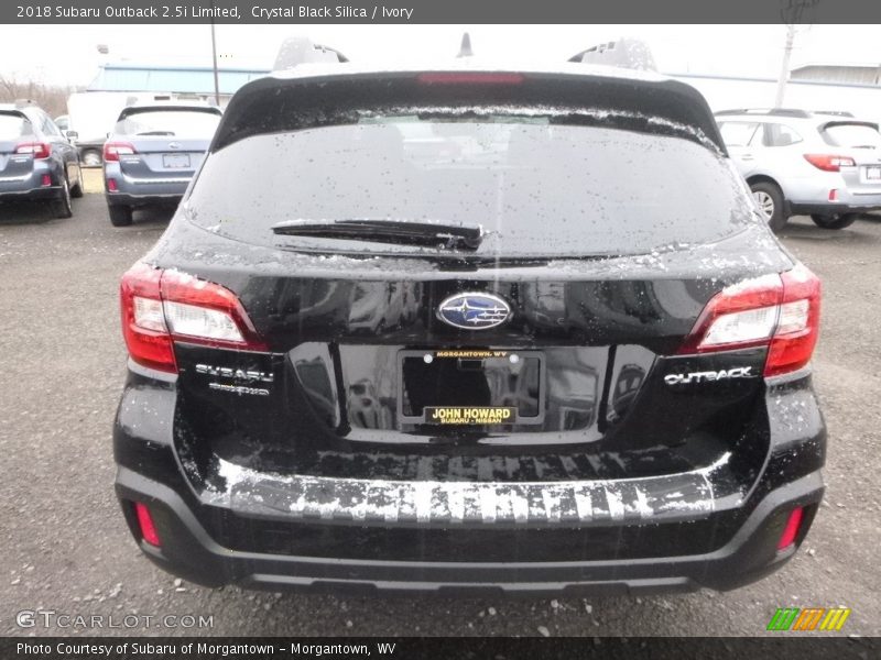 Crystal Black Silica / Ivory 2018 Subaru Outback 2.5i Limited
