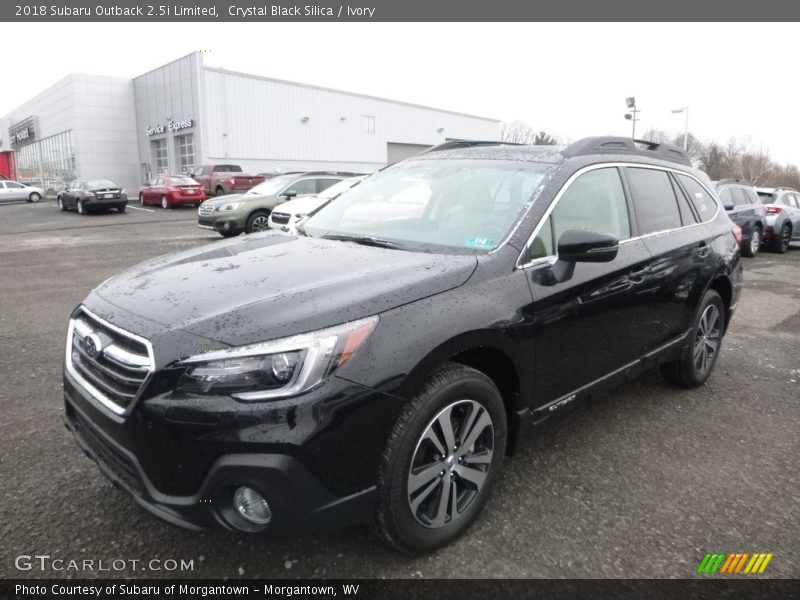 Crystal Black Silica / Ivory 2018 Subaru Outback 2.5i Limited