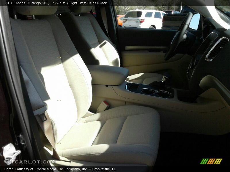 In–Violet / Light Frost Beige/Black 2018 Dodge Durango SXT