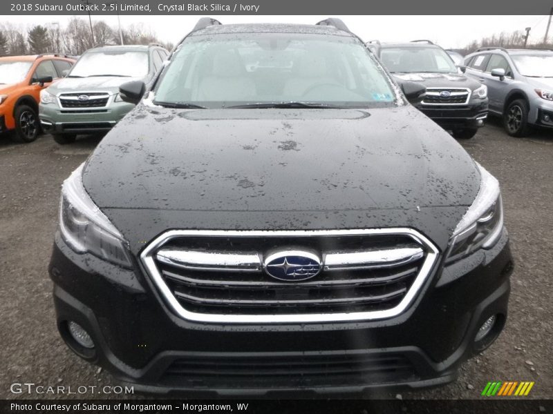Crystal Black Silica / Ivory 2018 Subaru Outback 2.5i Limited