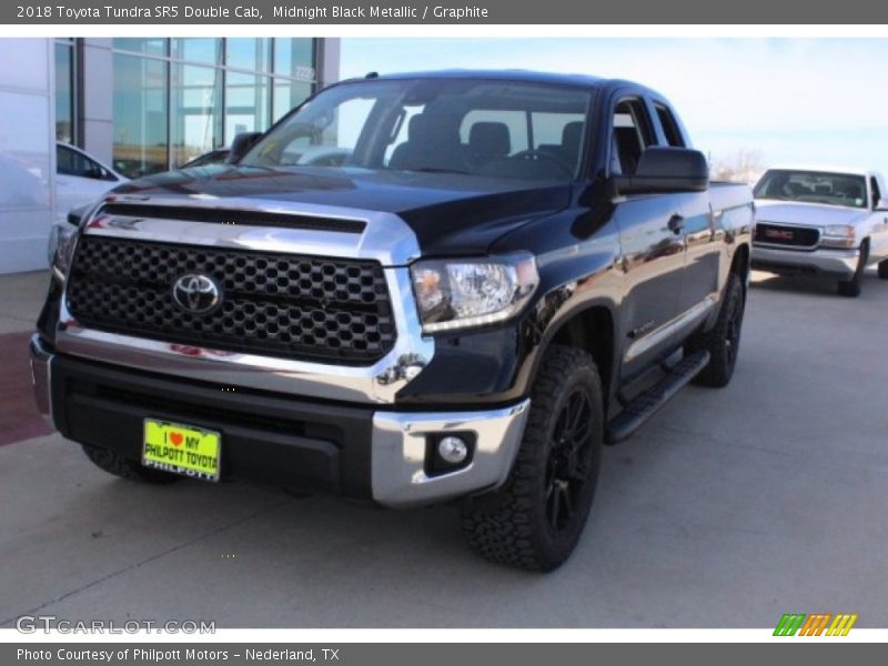 Midnight Black Metallic / Graphite 2018 Toyota Tundra SR5 Double Cab