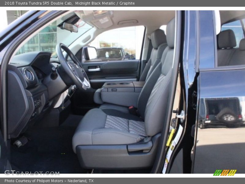Midnight Black Metallic / Graphite 2018 Toyota Tundra SR5 Double Cab
