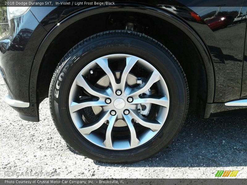 In–Violet / Light Frost Beige/Black 2018 Dodge Durango SXT