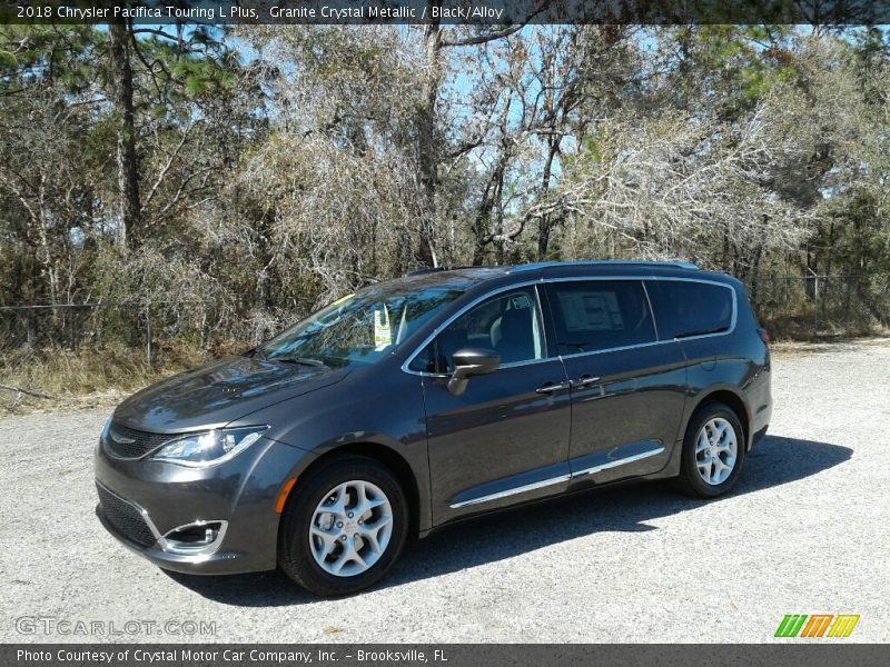 Granite Crystal Metallic / Black/Alloy 2018 Chrysler Pacifica Touring L Plus