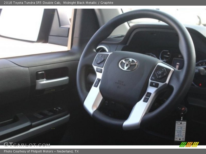 Midnight Black Metallic / Graphite 2018 Toyota Tundra SR5 Double Cab