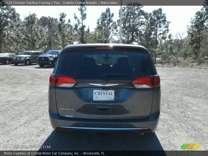 Granite Crystal Metallic / Black/Alloy 2018 Chrysler Pacifica Touring L Plus
