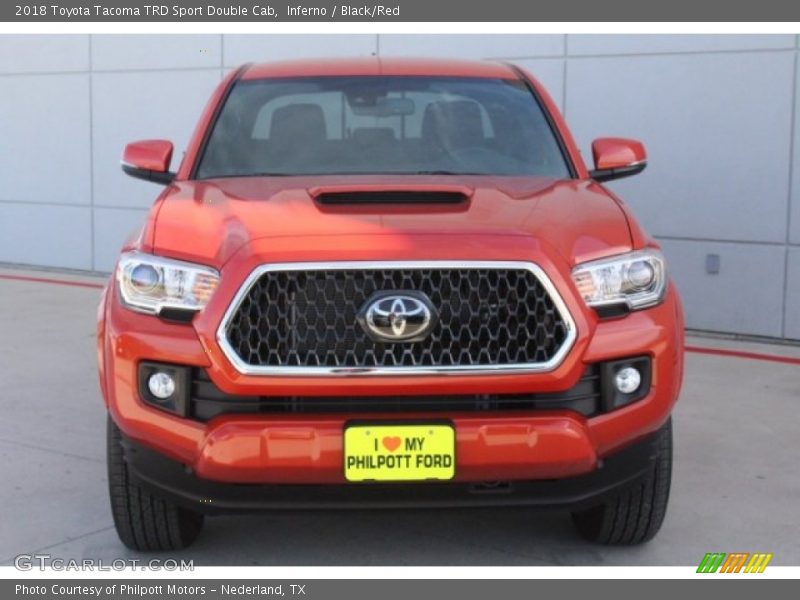 Inferno / Black/Red 2018 Toyota Tacoma TRD Sport Double Cab