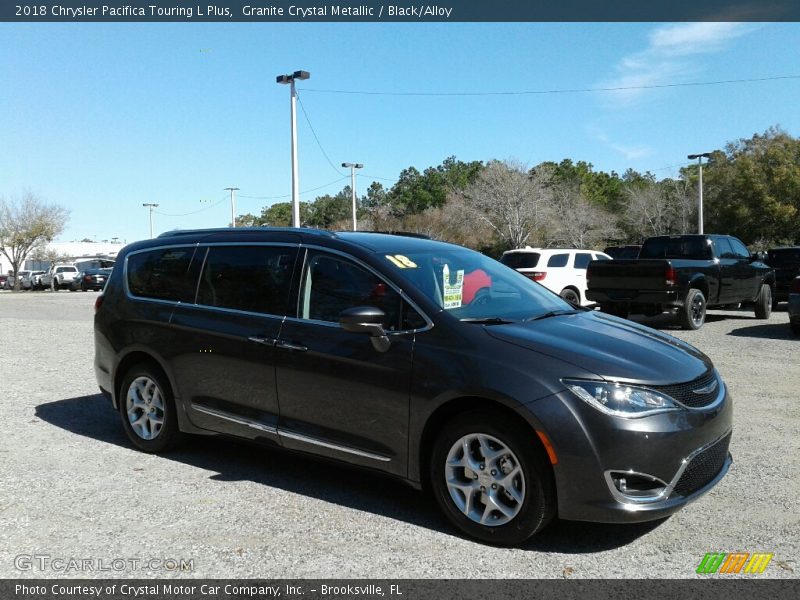 Granite Crystal Metallic / Black/Alloy 2018 Chrysler Pacifica Touring L Plus
