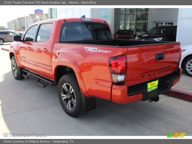 Inferno / Black/Red 2018 Toyota Tacoma TRD Sport Double Cab