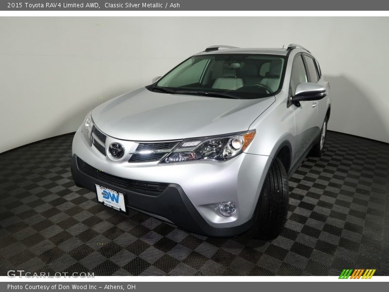 Classic Silver Metallic / Ash 2015 Toyota RAV4 Limited AWD