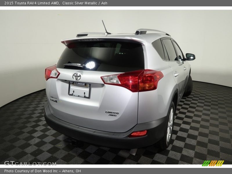 Classic Silver Metallic / Ash 2015 Toyota RAV4 Limited AWD