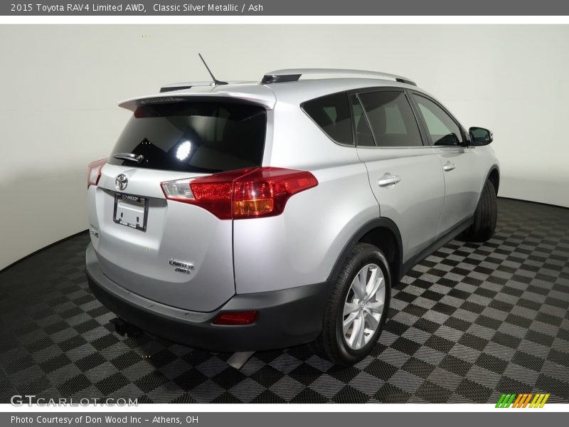 Classic Silver Metallic / Ash 2015 Toyota RAV4 Limited AWD