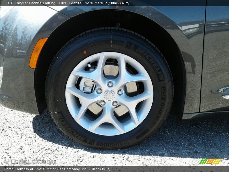 Granite Crystal Metallic / Black/Alloy 2018 Chrysler Pacifica Touring L Plus