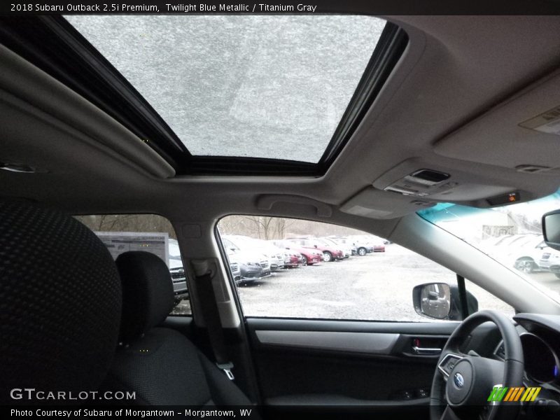 Twilight Blue Metallic / Titanium Gray 2018 Subaru Outback 2.5i Premium