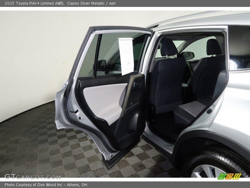 Classic Silver Metallic / Ash 2015 Toyota RAV4 Limited AWD