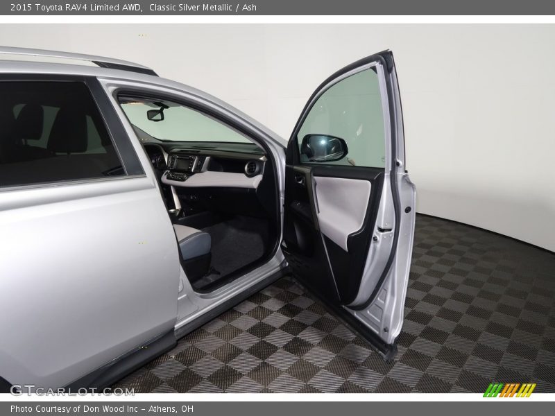 Classic Silver Metallic / Ash 2015 Toyota RAV4 Limited AWD