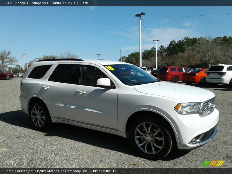 White Knuckle / Black 2018 Dodge Durango SXT