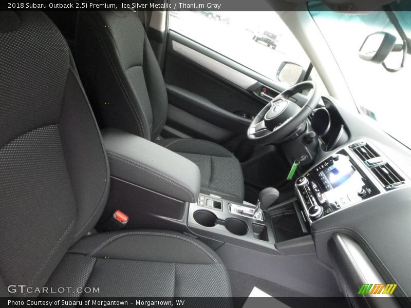 Ice Silver Metallic / Titanium Gray 2018 Subaru Outback 2.5i Premium