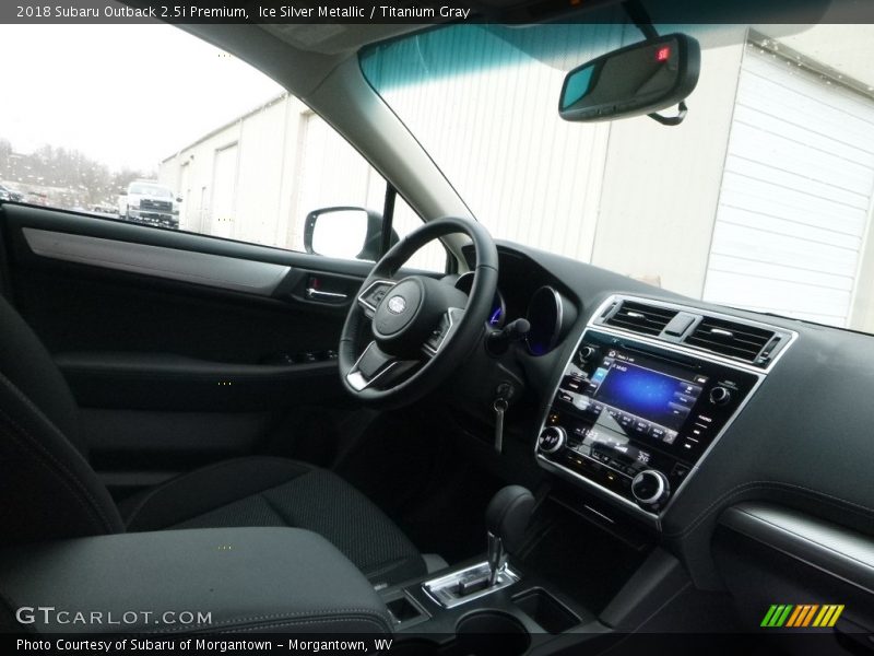 Ice Silver Metallic / Titanium Gray 2018 Subaru Outback 2.5i Premium
