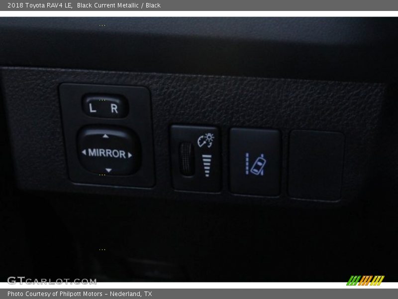 Black Current Metallic / Black 2018 Toyota RAV4 LE