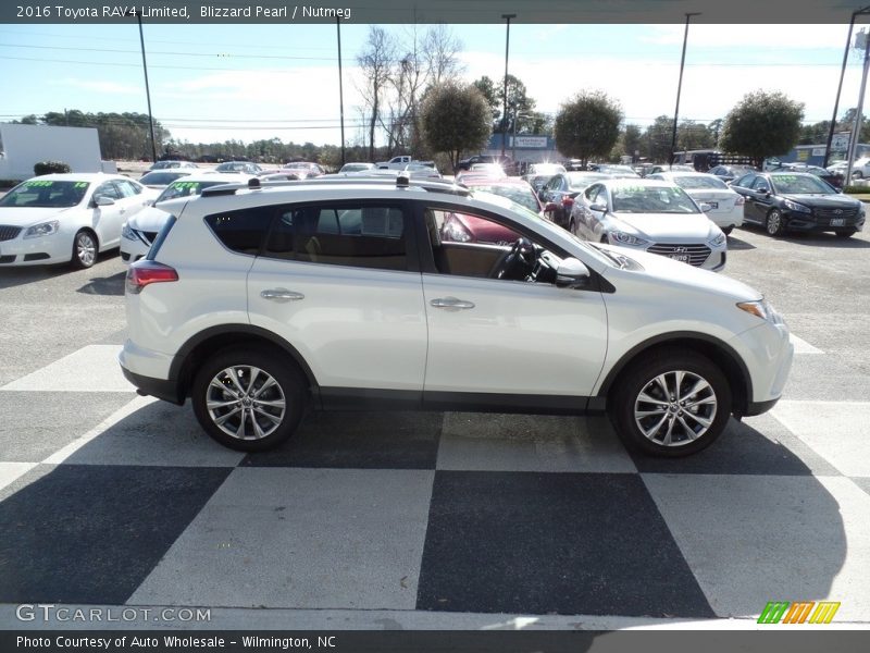 Blizzard Pearl / Nutmeg 2016 Toyota RAV4 Limited