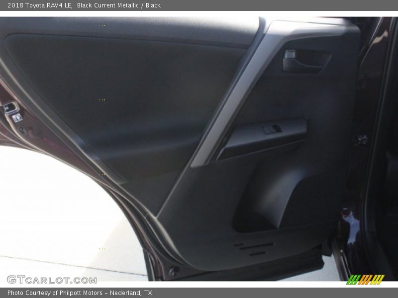 Black Current Metallic / Black 2018 Toyota RAV4 LE