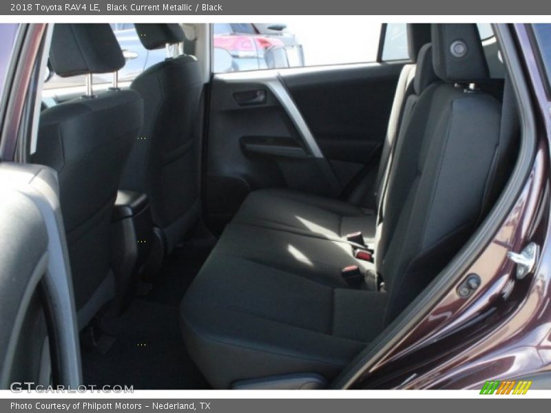 Black Current Metallic / Black 2018 Toyota RAV4 LE