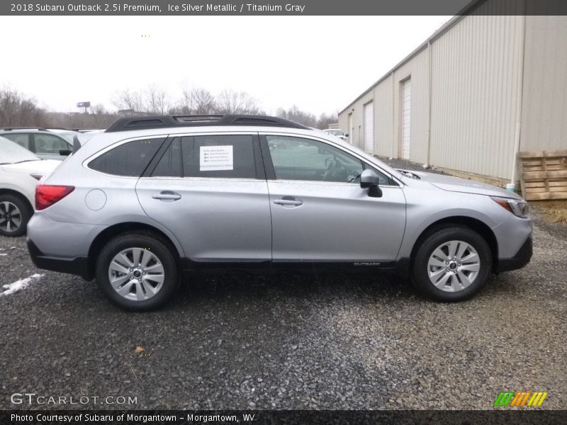 Ice Silver Metallic / Titanium Gray 2018 Subaru Outback 2.5i Premium